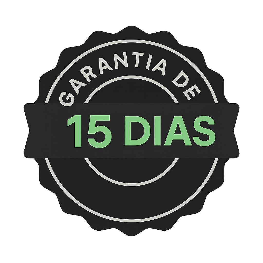 Garantia de 15 dias